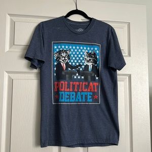 Mad Engine brand cat shirt